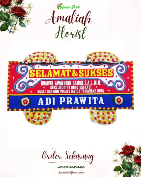 Papan Bunga Ucapan Selamat Jogosatru